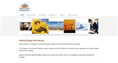 Desktop Screenshot of natura-energy.com